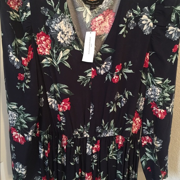 Banana Republic Floral Print Dress - Picture 5 of 6